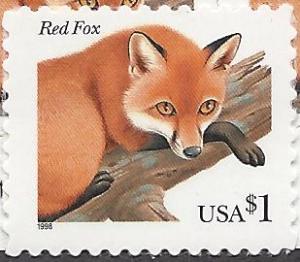 United States, 3036, Red Fox Single,**MNH**