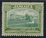 Jamaica SG 94a SC# 88a MH  green & deep olive   see details