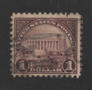 Scott #  571 used   single