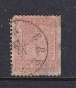 Norway a 8Sk from 1863 used