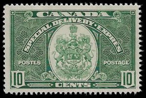 Canada #E7 Unused NG NH; 10c Arms of Canada - Special Delivery (1939) (2)