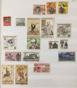 Czech Rep Hungary Old/Mid Used Large Stockbook Collection (600+Items) GM2295