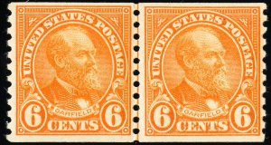 US Stamps # 723 MNH VF Line Pair Scott Value $82.00