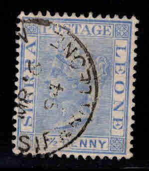 Sierra Leone Scott 27 Used Victoria stamp nice color and cancel