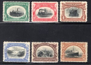 Scott 294-299, Beautiful MNH Set, Pan-American Expo Issue, 1901