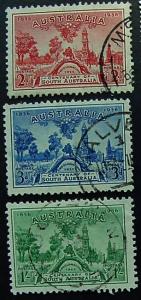 Australia, Scott 159-161, Used set