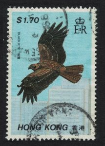 Hong Kong Black kite Bird 1988 Canc SG#570