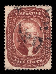 MOMEN: US STAMPS # 28 USED $1,050 LOT #16390-11