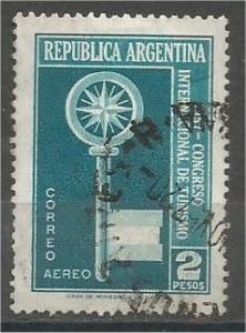 ARGENTINA, 1957, used 2p, International Congress, Scott C69