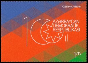 2018 Azerbaijan 1376 100 years of the First Azerbaijan Republic