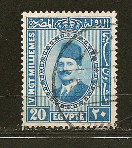 Egypt 143 King Fuad Used