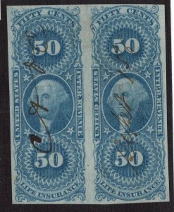 U.S. - R58a - Pair - Fine/Very Fine - Used (catalog value 160.00)