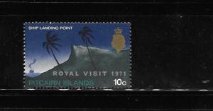 Pitcairn 1971 Overprinted Royal Visit Sc 118 MNH A1103