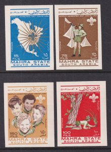 Aden Mahra MI 12B-15B Boy Scouts Imperfs MNH VF