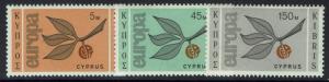 Cyprus SG# 267-269, Mint Hinged - Lot 022217