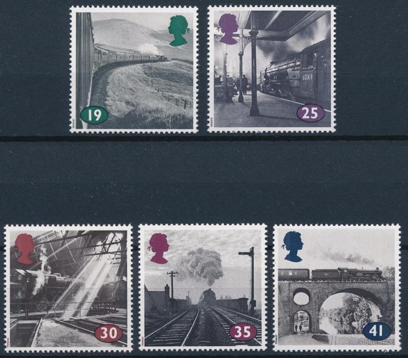 [61342] Great Britain 1994 Railway Train Elsenbahn Chemin De Fer  MNH