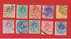 Spain #297-305 VF used  Alfonso Xlll  Free S/H