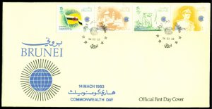 Brunei 1983 Commonwealth Day FDC