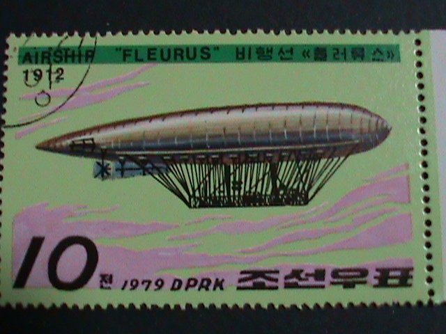 ​KOREA STAMP-1979-SC#1788 KOREA AIRSHIP-ZEPPELIN CTO STAMPS VERY FINE