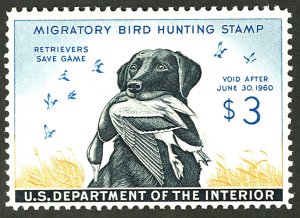 U.S. #RW26 MINT OG NH TINY THIN