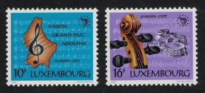 Luxembourg European Music Year 2v 1985 MNH SG#1158-1159 MI#1125-1126