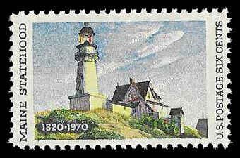 PCBstamps   US #1391 6c Maine Statehood, MNH, (10)