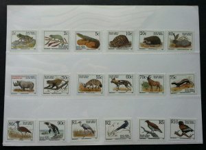 South Africa Definitive Endangered Animals 1993 Hedgehog Bird Penguin (stamp MNH