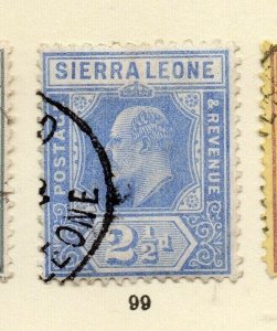 Sierra Leone 1907 Early Issue Fine Used 2.5d. NW-160105