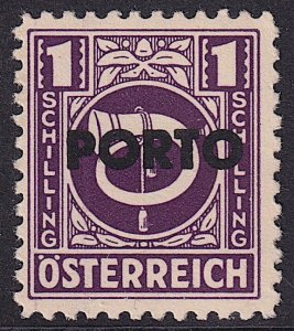 Austria - 1946 - Scott #J201 - MNH - Post Horn - overprint