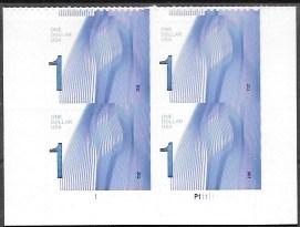 US #4717 Waves of Color.   Plate Block