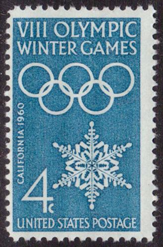 Scott 1146   4¢ VIII Olympic Winter Games 1960 MNH Single