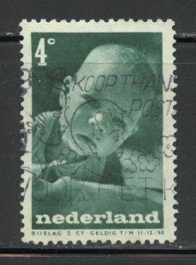 Netherlands Scott B181 Used H - 1947 Infant/Child Welfare - SCV $0.40