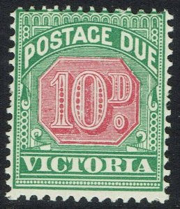 VICTORIA 1895 POSTAGE DUE 10D 