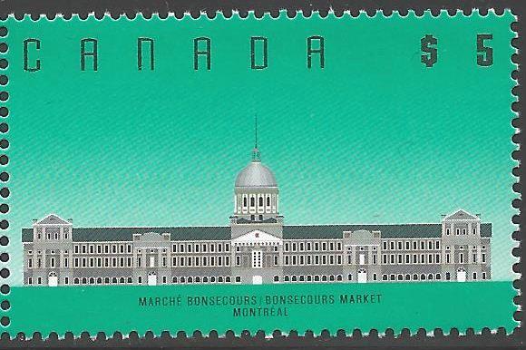 CANADA #1183i VF NH SINGLE CBN PAPER - BONSECOUR MARKET