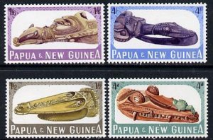 PAPUA NEW GUINEA - 1965 - Canoe Prows - Perf 4v Set - Mint Never Hinged