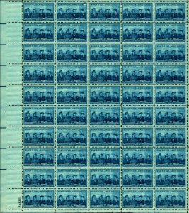 Women in our Armed Forces Sheet of Fifty 3 Cent Postage Stamps Scott 1013