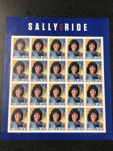 US 5283 Sally Ride Sheet of 20 Forever Stamps Mint Never Hinged