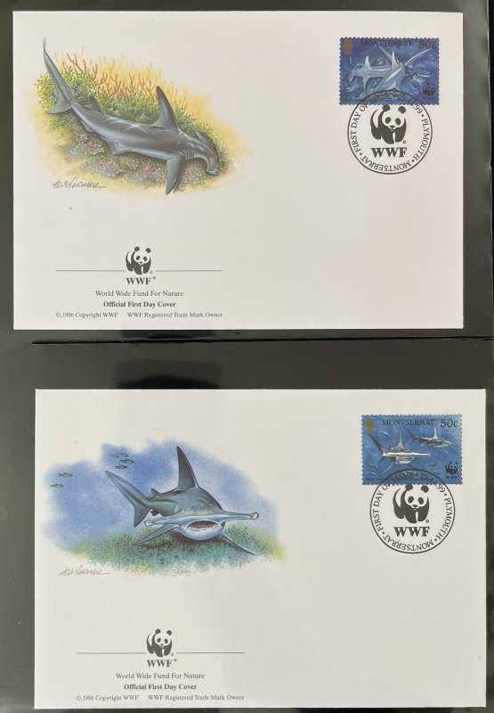 Ascension Niue Georgia Haiti Wildlife 1999 WWF FDC Covers(28 Items) MK8254