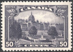 Canada SC#226 50¢ Parliament Buildings, Victoria, B. C. (1935) MNH