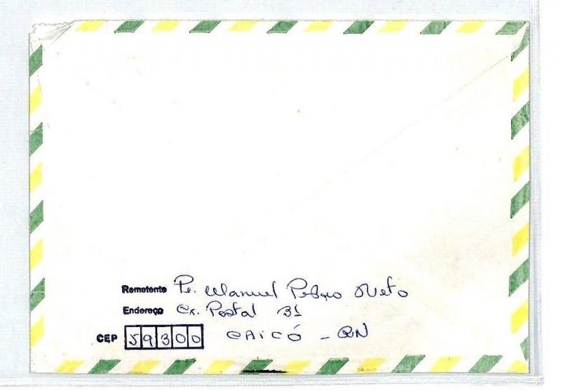 BRAZIL Cover *Caico* Air Mail MIVA Missionary 1979 AUSTRIA {samwells} CM145 