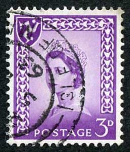 IOM SG2a 3d Deep Lilac on Chalky Paper Fine used cat from 6.50 pounds