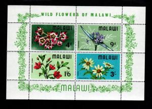 Malawi # 86a Mint S/S Flowers!