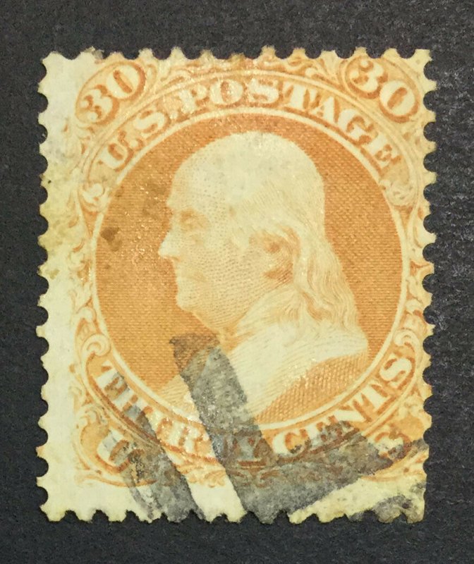 MOMEN: US STAMPS #71 USED LOT #36053