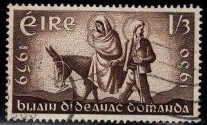 Ireland Scott 174 Used Flight of the Holy family stamp, World Refugee year