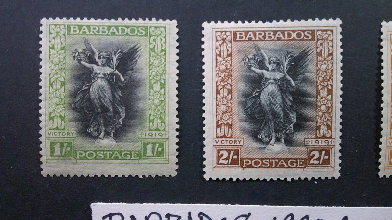 Barbados 1920 Scott# 140-150 F-VF-XF Mint Hinged complete set of 11