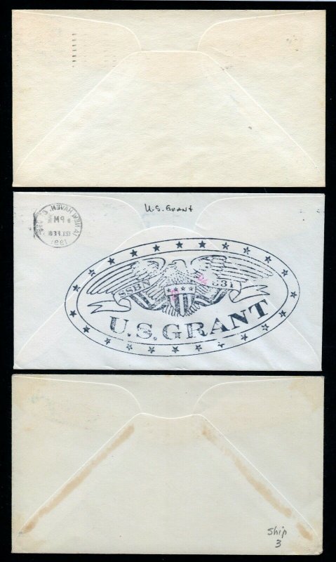 US ULYSSES S GRANT (SSBN-631) LOT OF 3 DIFFERENT COVERS 1961-1991 AS SHOWN (39)