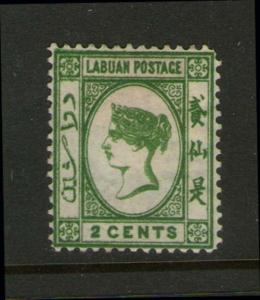 Malaya S. Setts. Labuan 1883 SG 17 MH