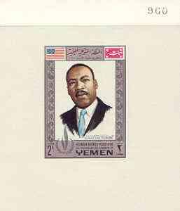 Yemen - Royalist 1968 Human Rights Year 2b (Martin Luther...