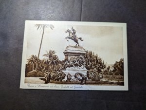 1933 Italy RPPC Postcard Cover Rome to Tuttingen Germany