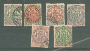 Rhodesia (1890-1923) #50/51/53-56  Single